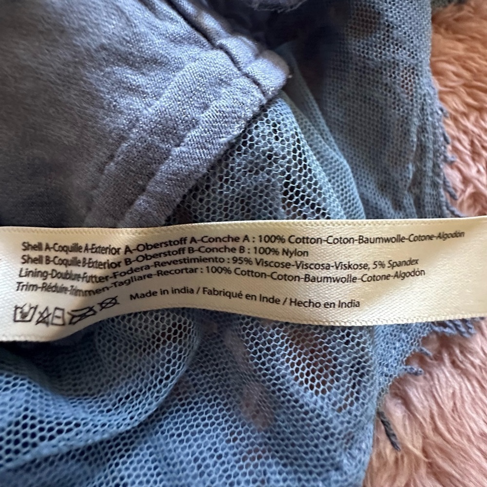 NWT FREE PEOPLE FP One Athena Bralette / Twinkling Perry Large - Picture 7 of 10